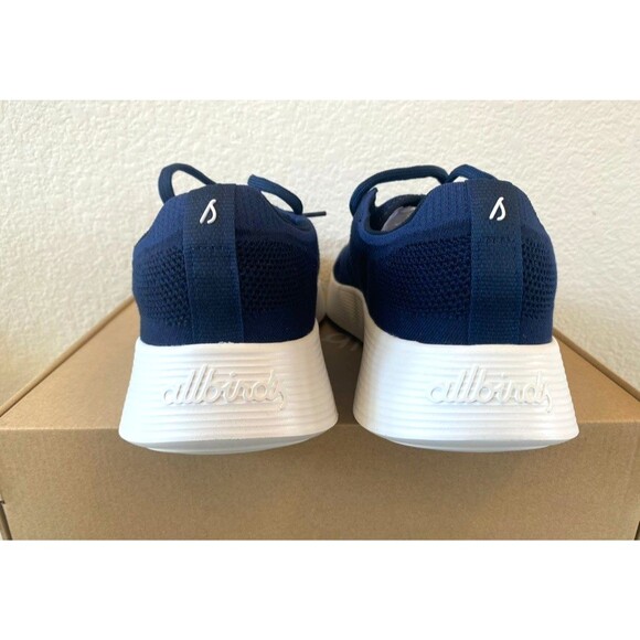 Allbirds Tree Runner Go Running Shoes Mens 13.5 Navy Blue White Retail Box main image 9